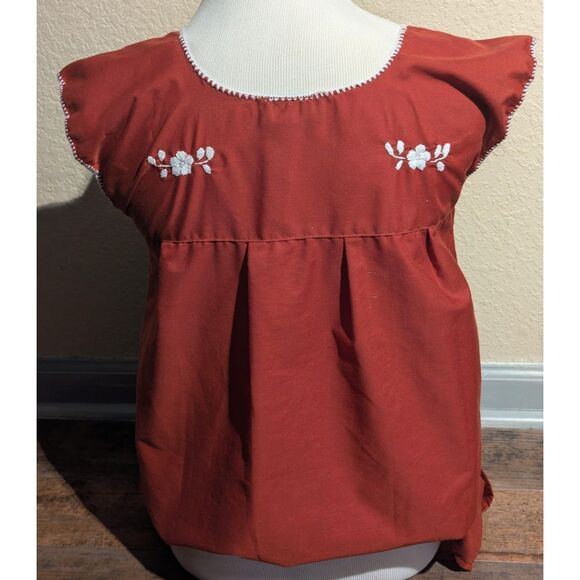 NATIVA Embroidered Top / Blouse - Size S - Beautiful Floral Design! - Picture 6 of 6